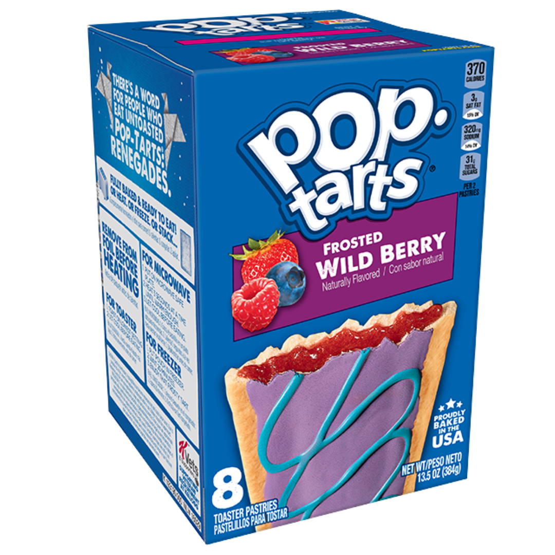 POP TARTS FROSTED WILD BERRY 384G